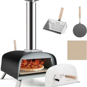 gymax four à pizza extérieur à bois